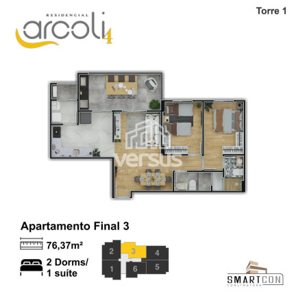 Imagem Apartamento com 2 Quartos à Venda, 67 m² em Vila Mirim - Praia Grande Imagem Apartamento com 2 Quartos à Venda, 67 m² em Vila Mirim - Praia Grande