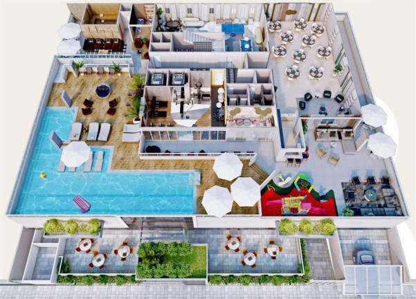 Imagem Apartamento com 2 Quartos à Venda, 74 m² em Forte - Praia Grande