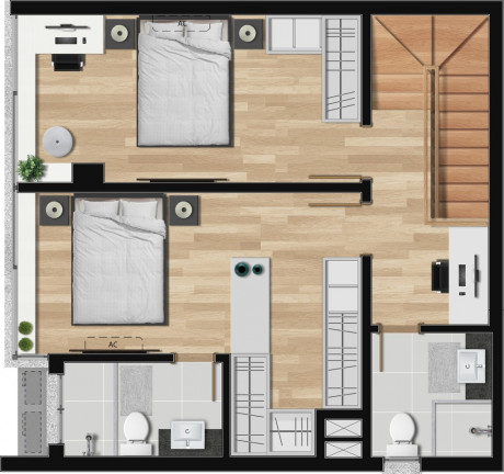Imagem Apartamento com 1 Quarto à Venda, 53 m² em Nonoai - Porto Alegre