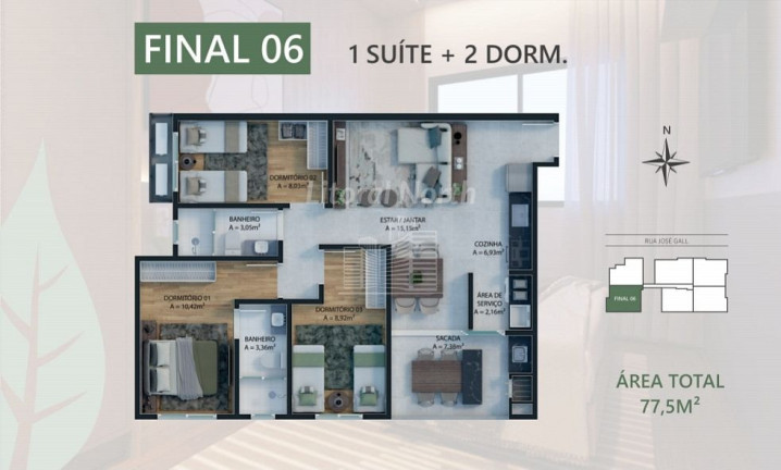 Imagem Apartamento com 2 Quartos à Venda, 71 m² em Dom Bosco - Itajaí Imagem Apartamento com 2 Quartos à Venda, 71 m² em Dom Bosco - Itajaí