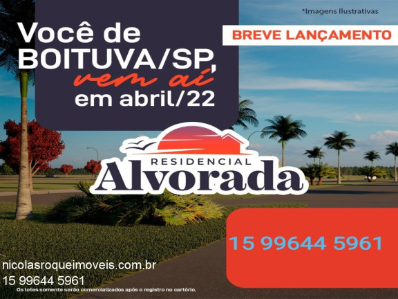 Imagem Terreno à Venda, 140 m² em Residencial Alvorada - Boituva Imagem Terreno à Venda, 140 m² em Residencial Alvorada - Boituva