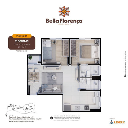 Imagem Apartamento com 2 Quartos à Venda, 42 m² em Parque Nossa Senhora Da Candelária - Itu Imagem Apartamento com 2 Quartos à Venda, 42 m² em Parque Nossa Senhora Da Candelária - Itu