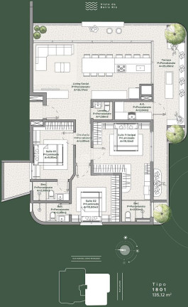Imagem Apartamento com 3 Quartos à Venda, 122 m² em Fazenda - Itajaí