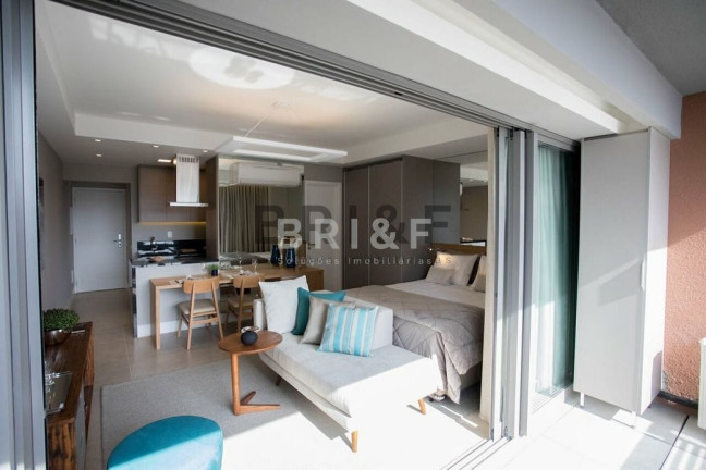 Imagem Apartamento com 1 Quarto para Alugar, 43 m² em Brooklin - São Paulo Imagem Apartamento com 1 Quarto para Alugar, 43 m² em Brooklin - São Paulo