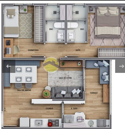 Imagem Apartamento com 2 Quartos à Venda, 55 m² em São Pedro - Osasco Imagem Apartamento com 2 Quartos à Venda, 55 m² em São Pedro - Osasco