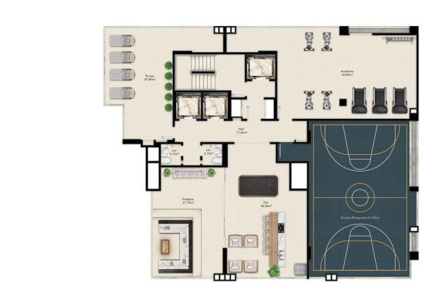 Imagem Apartamento com 2 Quartos à Venda, 70 m² em Morretes - Itapema