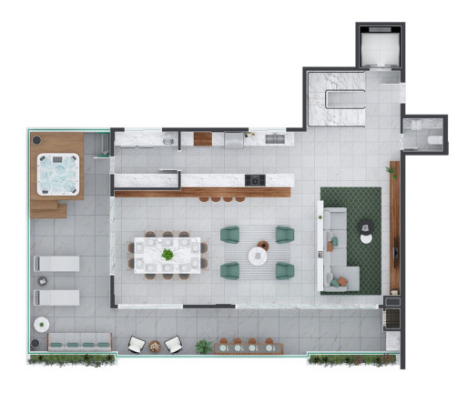 Imagem Apartamento com 3 Quartos à Venda, 167 m² em Hugo Lange - Curitiba