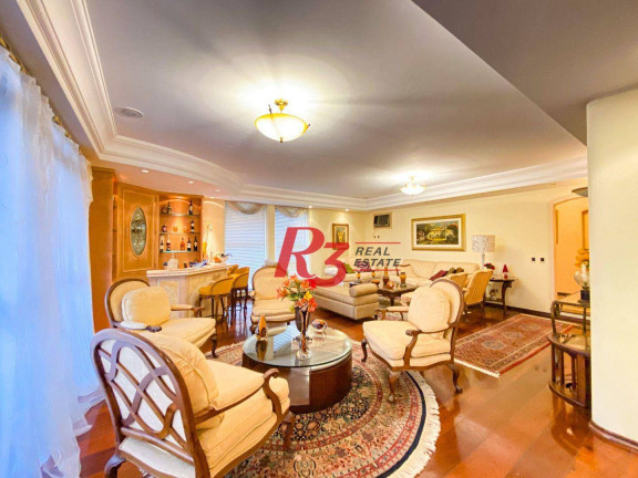 Imagem Apartamento com 4 Quartos à Venda ou Locação, 294 m² em Boqueirão - Santos