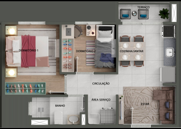 Imagem Apartamento com 2 Quartos à Venda, 37 m² em Rio Pequeno - São Paulo