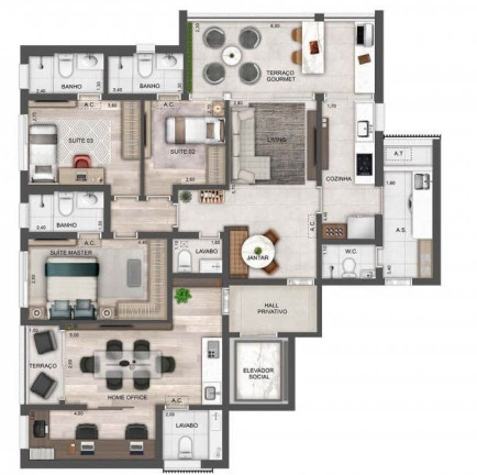 Imagem Apartamento com 2 Quartos à Venda, 88 m² em Perdizes - São Paulo