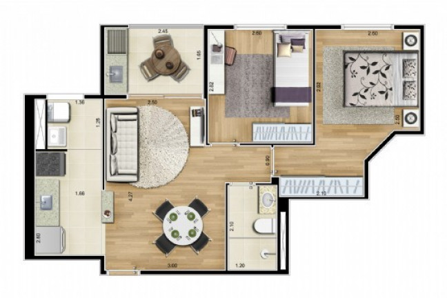 Imagem Apartamento com 3 Quartos à Venda, 58 m² em água Funda - São Paulo Imagem Apartamento com 3 Quartos à Venda, 58 m² em água Funda - São Paulo
