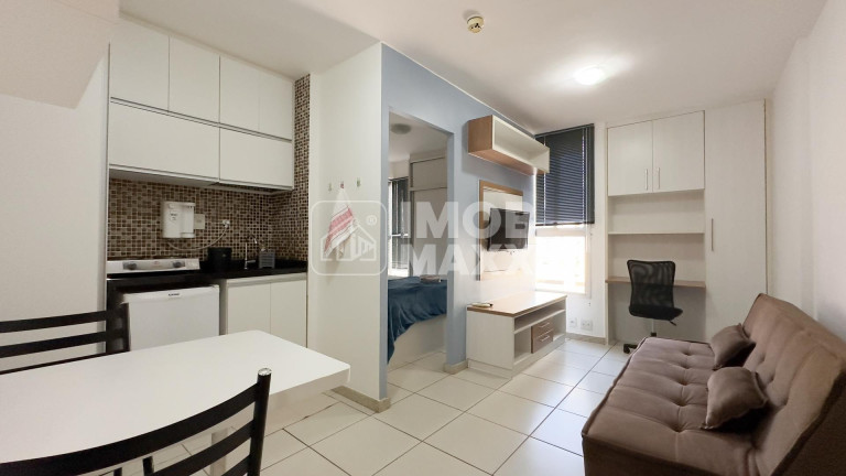 Apartamento com 1 Quarto para Alugar ou Temporada, 25 m² em Asa Sul - Brasília
