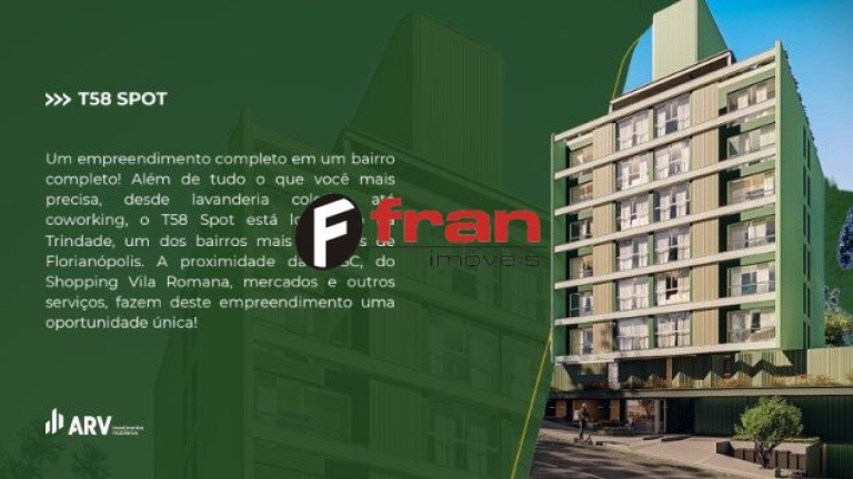 Imagem Apartamento com 1 Quarto à Venda, 27 m² em Trindade - Florianópolis