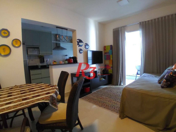 Imagem Apartamento com 1 Quarto à Venda, 52 m² em Aparecida - Santos