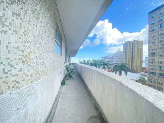 Apartamento com 3 Quartos à Venda, 108 m² em Gonzaga - Santos
