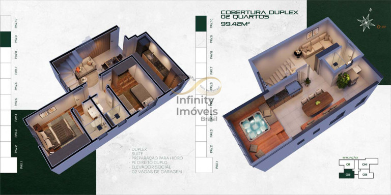 Imagem Apartamento com 2 Quartos à Venda, 128 m² em Miramar (barreiro) - Belo Horizonte Imagem Apartamento com 2 Quartos à Venda, 128 m² em Miramar (barreiro) - Belo Horizonte