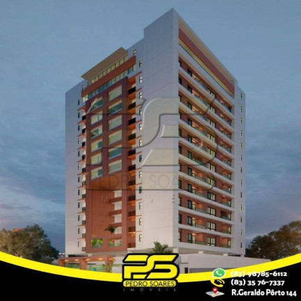 Imagem Apartamento com 1 Quarto à Venda, 54 m² em Cabo Branco - João Pessoa