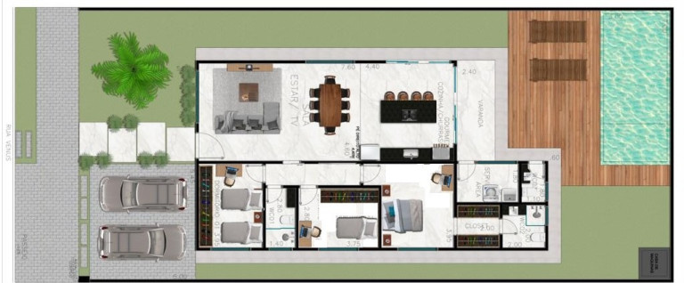 Casa com 3 Quartos à Venda, 169 m² em Condominio Buona Vita - Atibaia