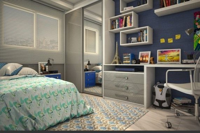 Apartamento com 2 Quartos à Venda, 57 m² em Guilhermina - Praia Grande