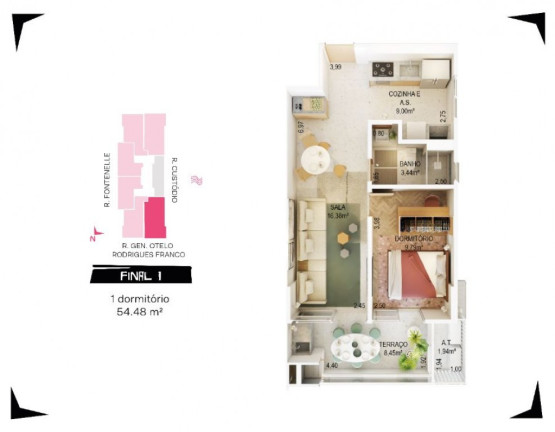 Imagem Apartamento com 1 Quarto à Venda, 54 m² em Canto Do Forte - Praia Grande Imagem Apartamento com 1 Quarto à Venda, 54 m² em Canto Do Forte - Praia Grande