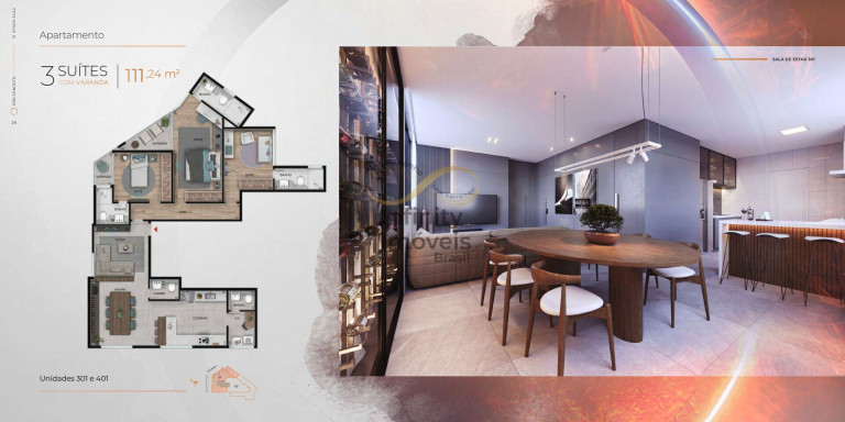 Imagem Apartamento com 3 Quartos à Venda, 111 m² em Serra - Belo Horizonte