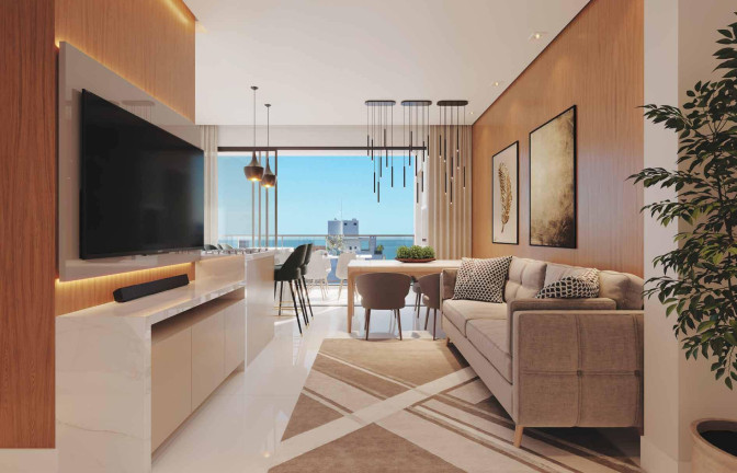 Imagem Apartamento com 3 Quartos à Venda, 101 m² em Bombas - Bombinhas