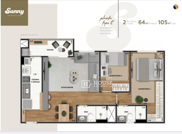 Imagem Apartamento com 2 Quartos à Venda, 64 m² em Centro - Londrina