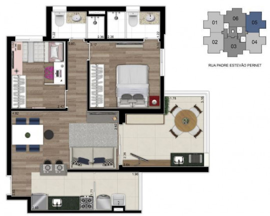 Imagem Apartamento com 2 Quartos à Venda, 65 m² em Tatuapé - São Paulo Imagem Apartamento com 2 Quartos à Venda, 65 m² em Tatuapé - São Paulo