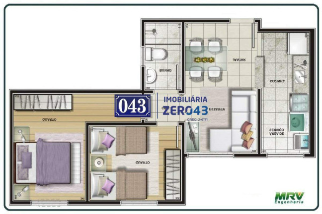 Imagem Apartamento com 2 Quartos à Venda, 44 m² em Vale Dos Tucanos - Londrina Imagem Apartamento com 2 Quartos à Venda, 44 m² em Vale Dos Tucanos - Londrina