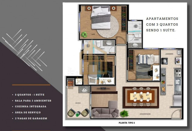 Imagem Apartamento com 3 Quartos à Venda, 90 m² em Vila Izabel - Curitiba Imagem Apartamento com 3 Quartos à Venda, 90 m² em Vila Izabel - Curitiba
