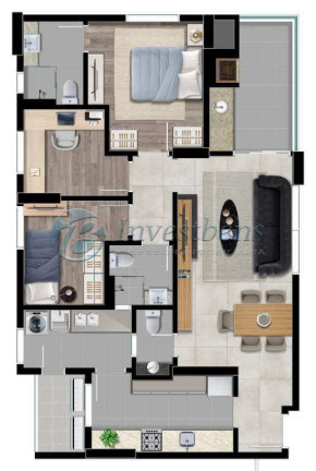Imagem Apartamento com 3 Quartos à Venda, 95 m² em Batel - Curitiba Imagem Apartamento com 3 Quartos à Venda, 95 m² em Batel - Curitiba