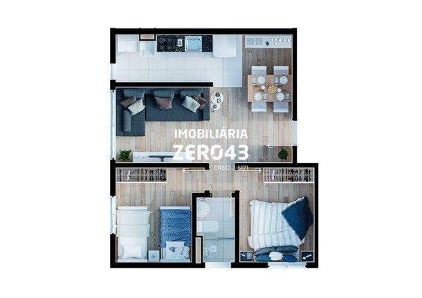 Imagem Apartamento com 2 Quartos à Venda, 47 m² em Jardim Maria Celina - Londrina Imagem Apartamento com 2 Quartos à Venda, 47 m² em Jardim Maria Celina - Londrina