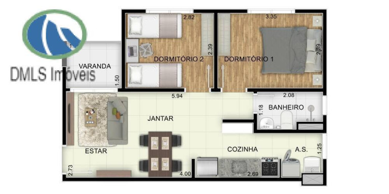 Imagem Casa com 2 Quartos à Venda, 45 m² em Parque Monjolo - Cotia