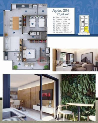 Imagem Apartamento com 2 Quartos à Venda, 64 m² em Palmeiras - Cabo Frio Imagem Apartamento com 2 Quartos à Venda, 64 m² em Palmeiras - Cabo Frio