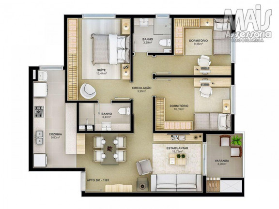 Imagem Apartamento com 2 Quartos à Venda, 73 m² em Centro - São Leopoldo Imagem Apartamento com 2 Quartos à Venda, 73 m² em Centro - São Leopoldo
