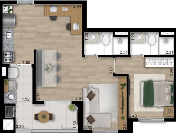 Imagem Apartamento com 2 Quartos à Venda, 49 m² em Vila Carrão - São Paulo Imagem Apartamento com 2 Quartos à Venda, 49 m² em Vila Carrão - São Paulo