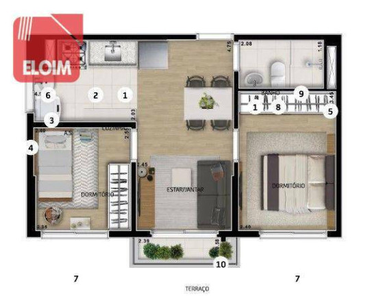 Imagem Apartamento com 2 Quartos à Venda, 40 m² em Freguesia Do ó - São Paulo