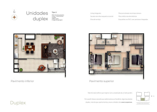 Imagem Apartamento com 2 Quartos à Venda, 105 m² em Gravatá - Navegantes Imagem Apartamento com 2 Quartos à Venda, 105 m² em Gravatá - Navegantes