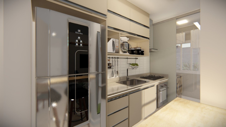 Imóvel com 2 Quartos à Venda, 57 m² em Jardim Novo ângulo - Hortolândia