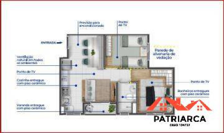 Imagem Apartamento com 2 Quartos à Venda, 44 m² em Jardim Denadai (nova Veneza) - Sumaré Imagem Apartamento com 2 Quartos à Venda, 44 m² em Jardim Denadai (nova Veneza) - Sumaré
