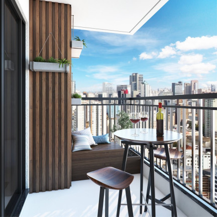 Imagem Loft com 1 Quarto à Venda, 24 m² em Centro - Curitiba