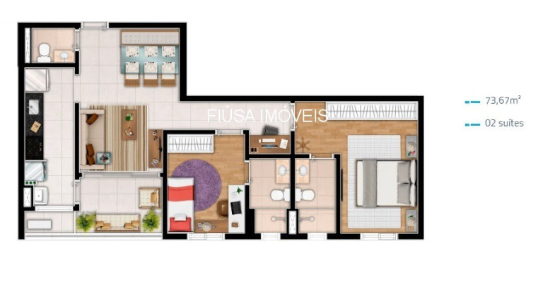 Imagem Apartamento com 3 Quartos à Venda, 95 m² em Jardim Botânico - Ribeirao Preto Imagem Apartamento com 3 Quartos à Venda, 95 m² em Jardim Botânico - Ribeirao Preto