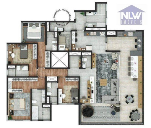 Apartamento com 5 Quartos à Venda, 231 m² em Pinheiros - São Paulo