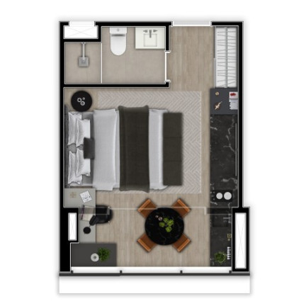 Imagem Apartamento à Venda, 25 m² em Pinheiros - São Paulo Imagem Apartamento à Venda, 25 m² em Pinheiros - São Paulo