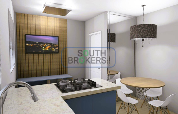 Imagem Apartamento com 1 Quarto à Venda, 32 m² em Cajuru - Curitiba Imagem Apartamento com 1 Quarto à Venda, 32 m² em Cajuru - Curitiba