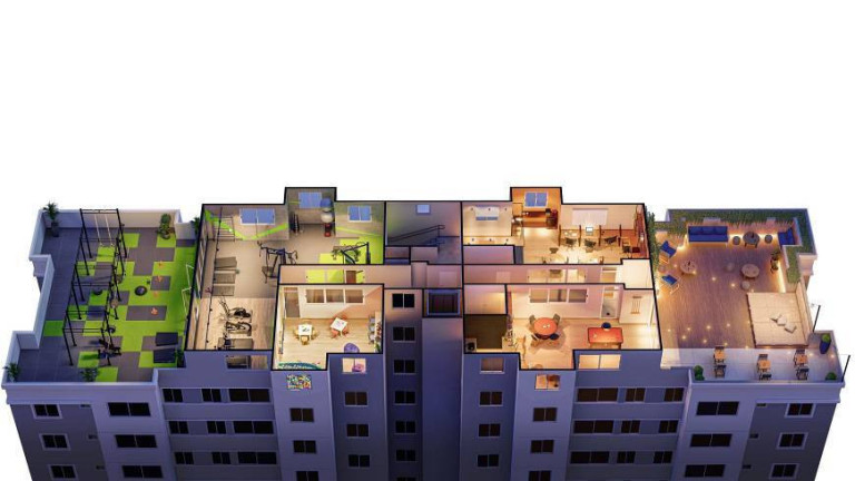 Imagem Apartamento com 2 Quartos à Venda, 43 m² em Passare - Fortaleza