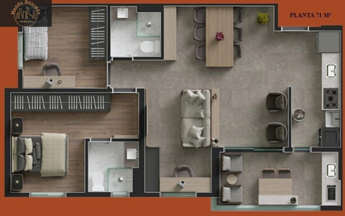 Imagem Apartamento com 2 Quartos à Venda, 61 m² em Centro - São Bernardo Do Campo