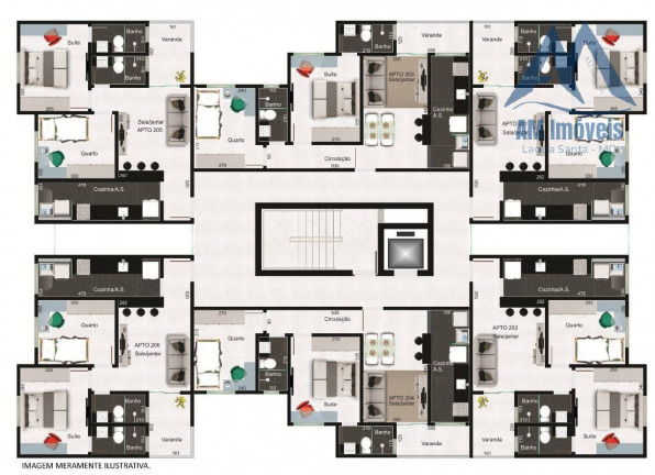 Imagem Apartamento com 2 Quartos à Venda, 60 m² em Centro - Lagoa Santa Imagem Apartamento com 2 Quartos à Venda, 60 m² em Centro - Lagoa Santa