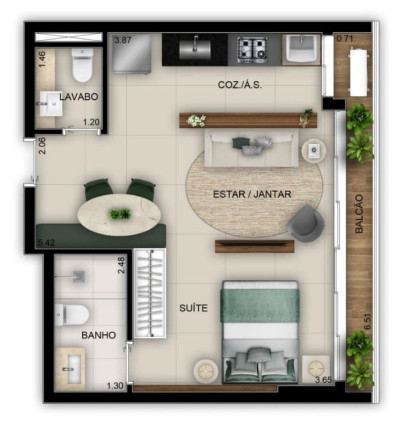 Imagem Apartamento com 3 Quartos à Venda, 223 m² em Setor Marista - Goiânia