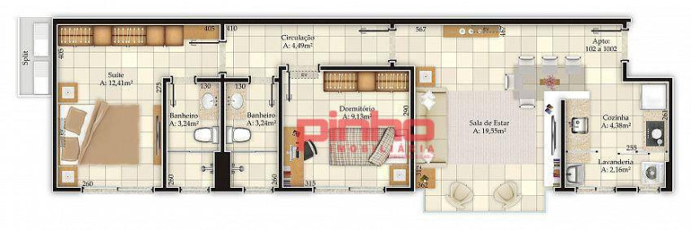 Imagem Apartamento com 2 Quartos à Venda, 67 m² em Centro - Florianópolis